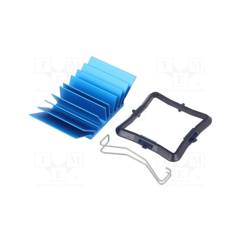 1 pcs x Advanced Thermal Solutions - ATS-50310G-C1-R0 - Heatsink: extruded, grilled, BGA, blue, L: 31mm, W: 31mm, H: 12.5mm