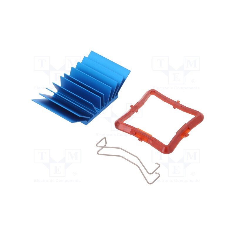 1 pcs x Advanced Thermal Solutions - ATS-50300G-C1-R0 - Heatsink: extruded, grilled, BGA, blue, L: 30mm, W: 30mm, H: 12.5mm