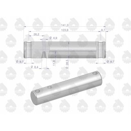 Lower link roller 1695314m1 mf3 original Ursus