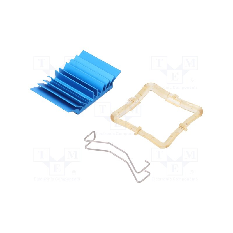 1 pcs x Advanced Thermal Solutions - ATS-50290B-C1-R0 - Heatsink: extruded, grilled, BGA, blue, L: 29mm, W: 29mm, H: 7.5mm