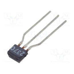 1 pcs x NTE Electronics - NTE2370 - Transistor: PNP, bipolar, BRT, 50V, 0.1A, 0.2W, TO92, R1: 4.7kΩ
