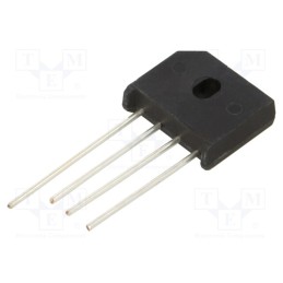 1 pcs x VISHAY - KBU8B-E4/51 - Bridge rectifier: single-phase, Urmax: 100V, If: 8A, Ifsm: 300A
