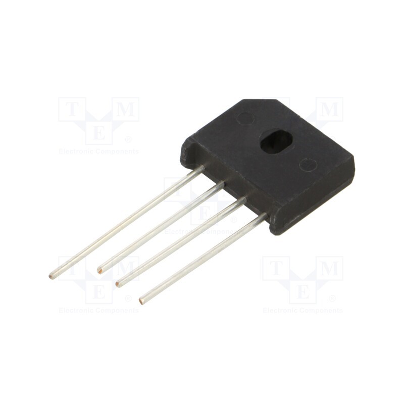 1 pcs x VISHAY - KBU8B-E4/51 - Bridge rectifier: single-phase, Urmax: 100V, If: 8A, Ifsm: 300A