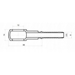 Rnm fitting dn8 1 2sn fi12 h 14 x10 hydrolider