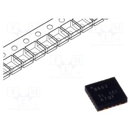 1 pcs x TEXAS INSTRUMENTS - DRV8662RGPR - IC: driver, QFN20, 3÷5.5VDC