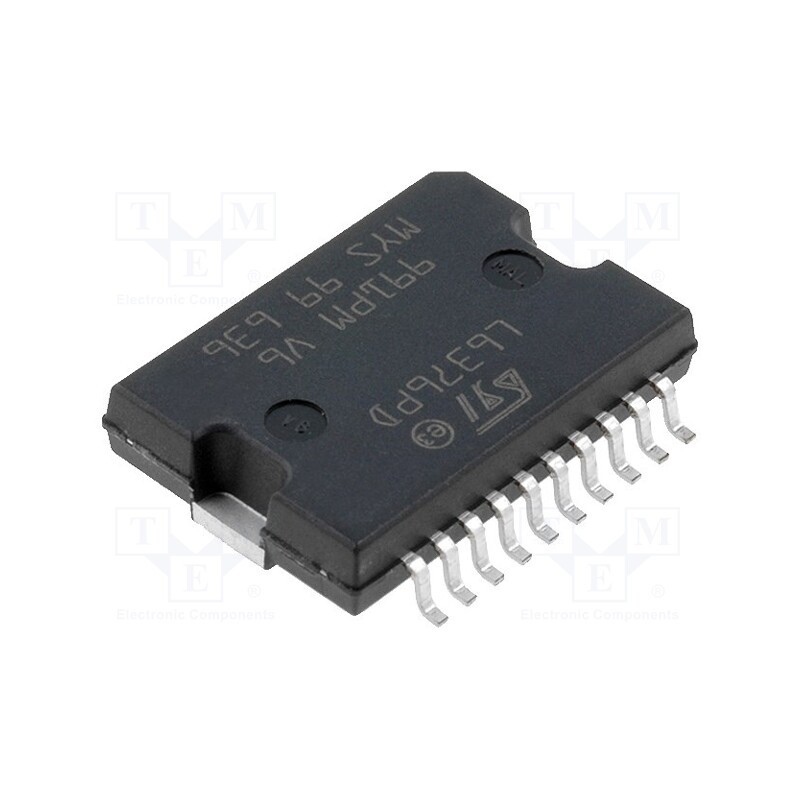 1 pcs x STMicroelectronics - L6376D - IC: power switch, 500mA, Ch: 4, PowerSO20, 25kHz, 9.5÷35V