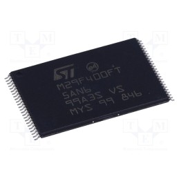 1 pcs x MICRON TECHNOLOGY - M29F400FT5AN6E2 - IC: FLASH memory, 4MbFLASH, 512kx8bit, 55ns, TFSOP48, parallel