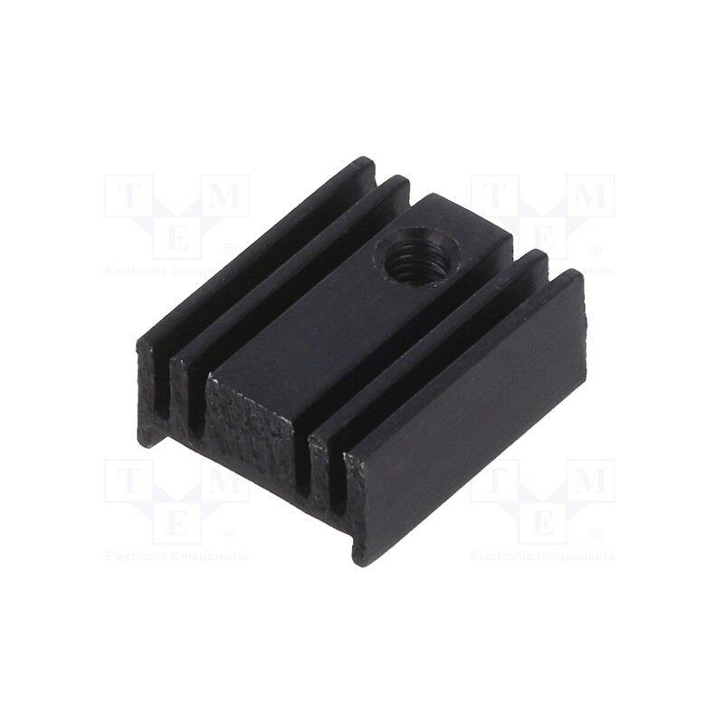 1 pcs x SEIFERT ELECTRONIC - KL-235/15/SOT 32/SW - Heatsink: extruded, grilled, SOT32, black, L: 15mm, W: 12mm, H: 6.5mm