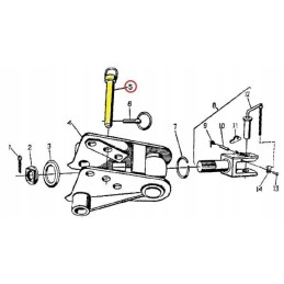 Hook bracket pin c 360