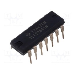 1 pcs x TEXAS INSTRUMENTS - TLC2264IN - IC: operational amplifier, 730kHz, Ch: 4, DIP14, , IB: 800pA