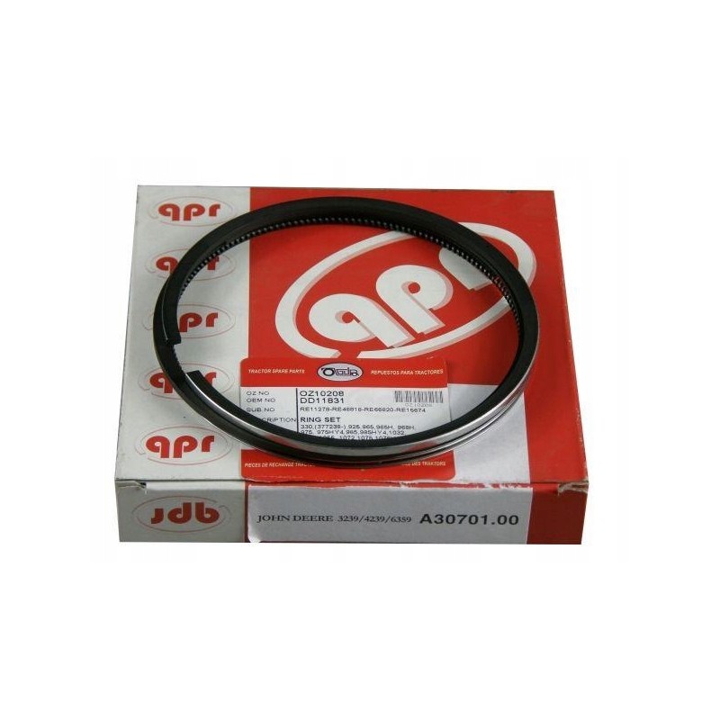 Set of engine piston rings re48818 john dee