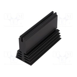 1 pcs x FISCHER ELEKTRONIK - SK489/75/SA - Heatsink: extruded, black, L: 75mm, W: 29.4mm, H: 45mm, 3.5K/W