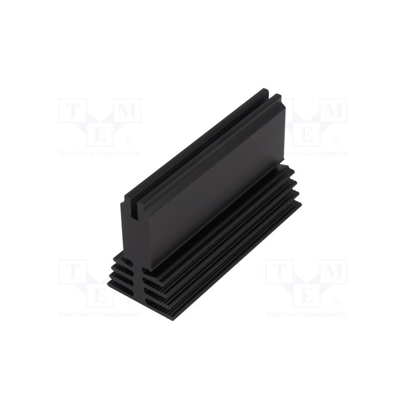 1 pcs x FISCHER ELEKTRONIK - SK489/75/SA - Heatsink: extruded, black, L: 75mm, W: 29.4mm, H: 45mm, 3.5K/W