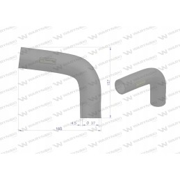 Upper radiator hose 83907414 Warynski