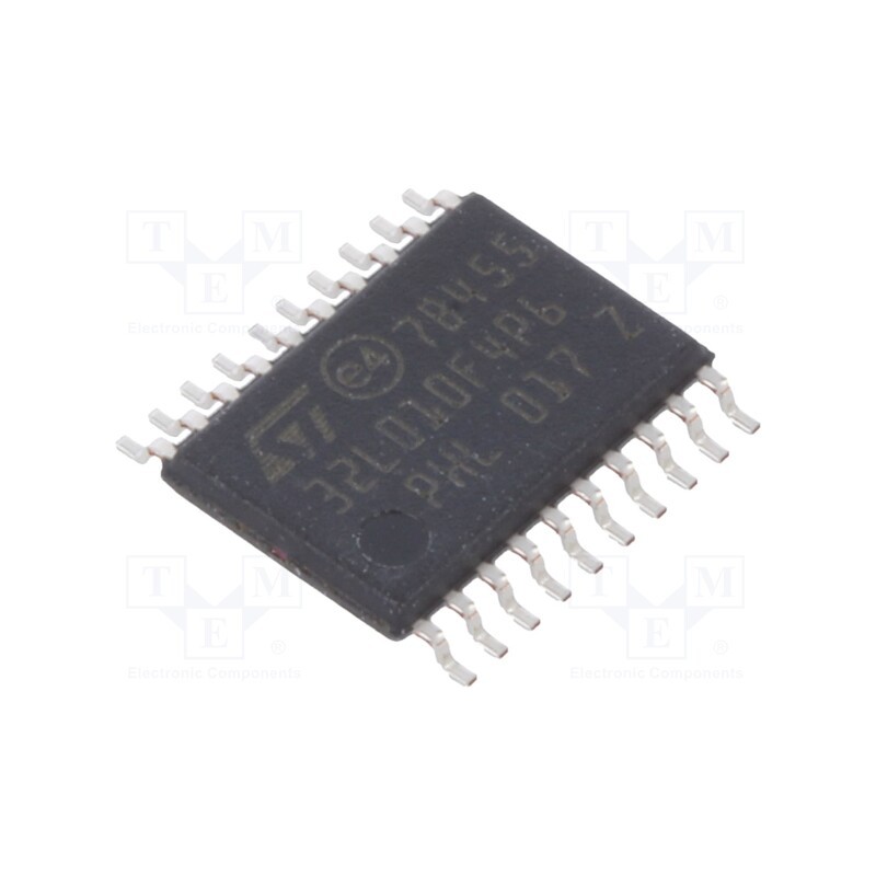 1 pcs x STMicroelectronics - STM32L010F4P6 - IC: ARM microprocessor, 32MHz, TSSOP20, 1.8÷3.6VDC, -40÷85°C