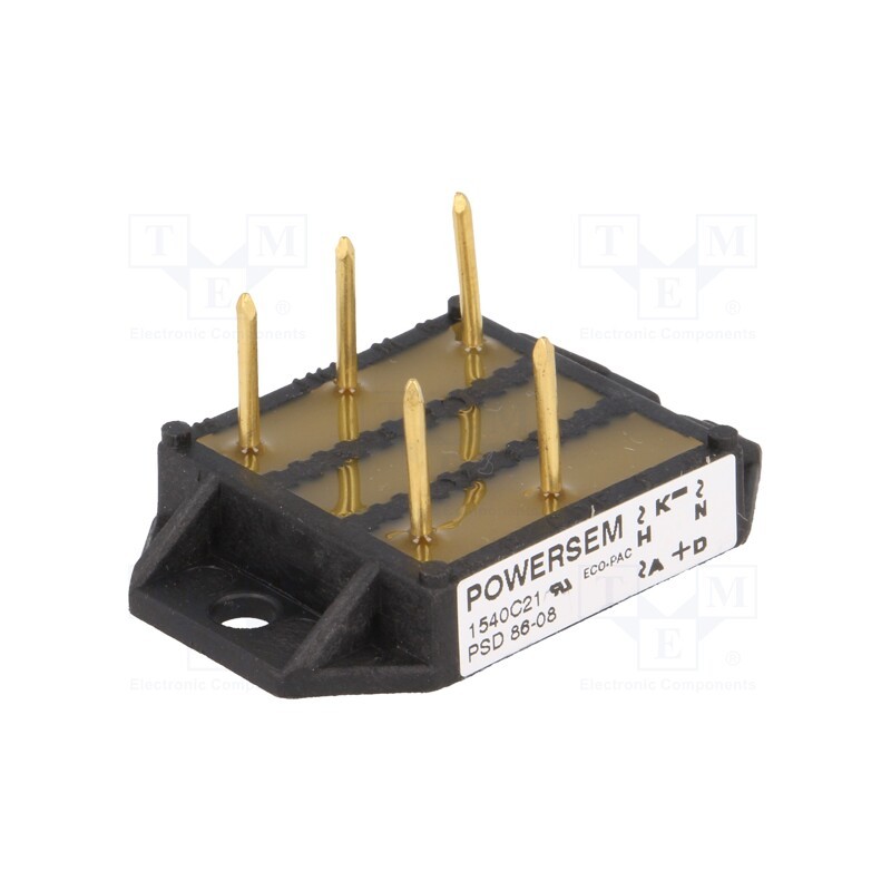 1 pcs x POWERSEM - PSD 86/08 - Bridge rectifier: three-phase, Urmax: 0.8kV, If: 86A, Ifsm: 530A