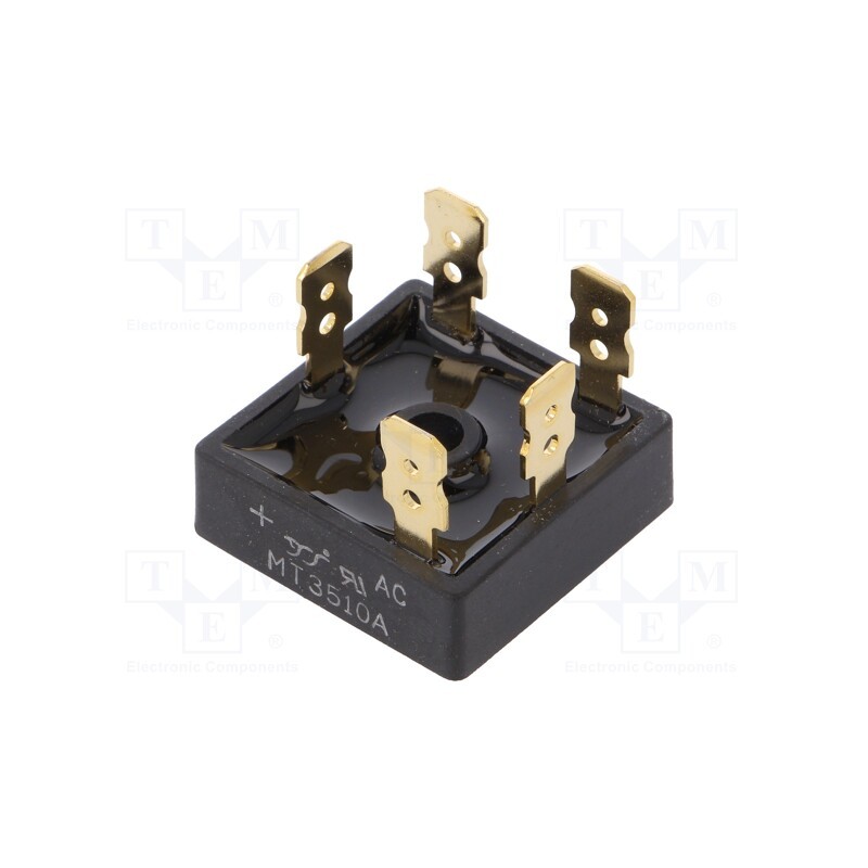 1 pcs x YANGJIE TECHNOLOGY - MT3510A - Bridge rectifier: three-phase, Urmax: 1kV, If: 35A, Ifsm: 400A, THT