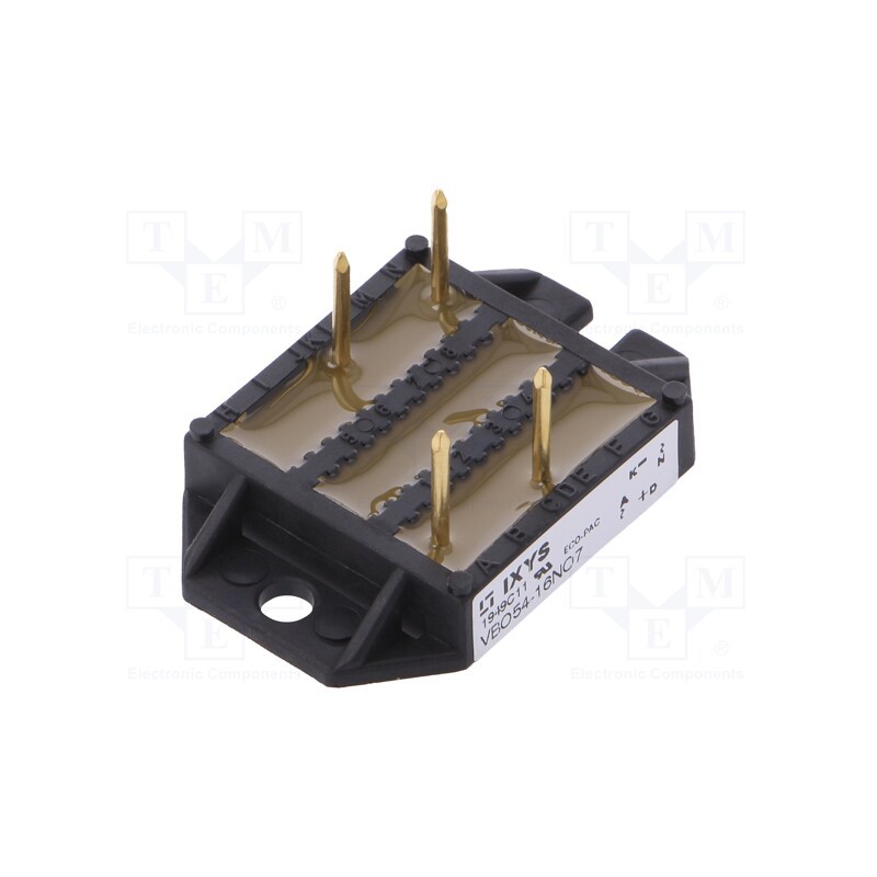 1 pcs x IXYS - VBO54-16NO7 - Bridge rectifier: single-phase, Urmax: 1.6kV, If: 55A, Ifsm: 300A