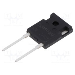 1 pcs x SMC DIODE SOLUTIONS - S5D10170H2 - Diode: Schottky rectifying, SiC, THT, 1.7kV, 10A, 333.4W, TO247AC
