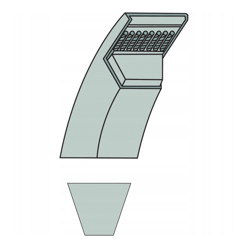 Stomil V-belt for Ursus C330 water pump