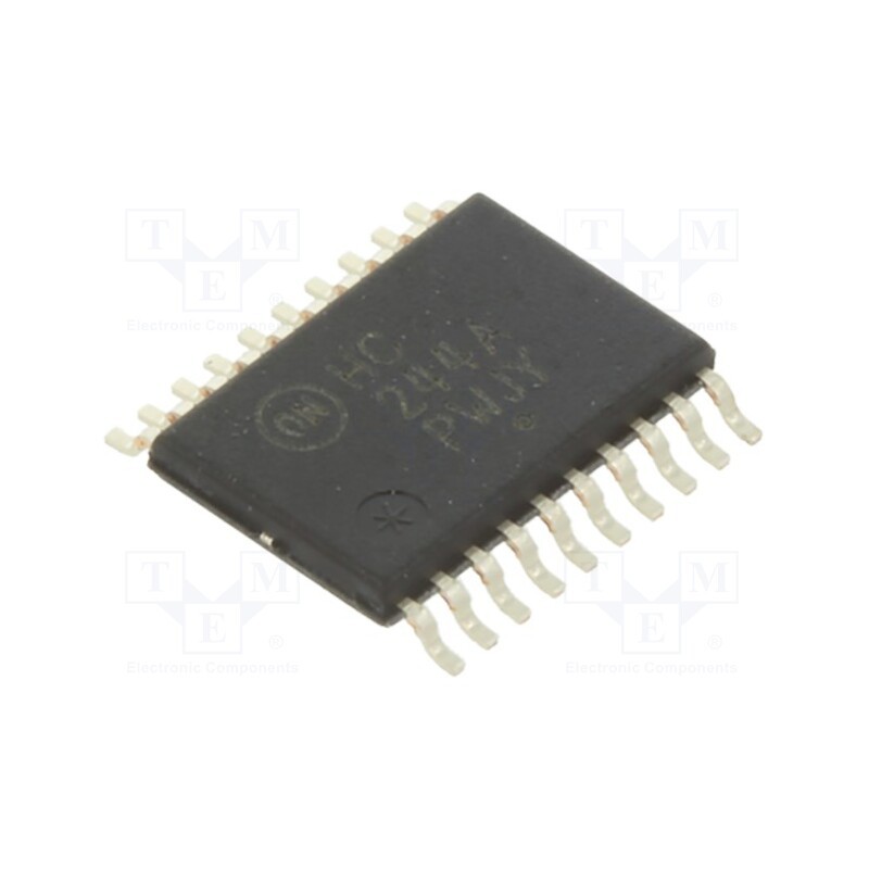 3 pcs x ONSEMI - MC74HC244ADTG - IC: digital, buffer,non-inverting,line driver, Ch: 8, CMOS,TTL