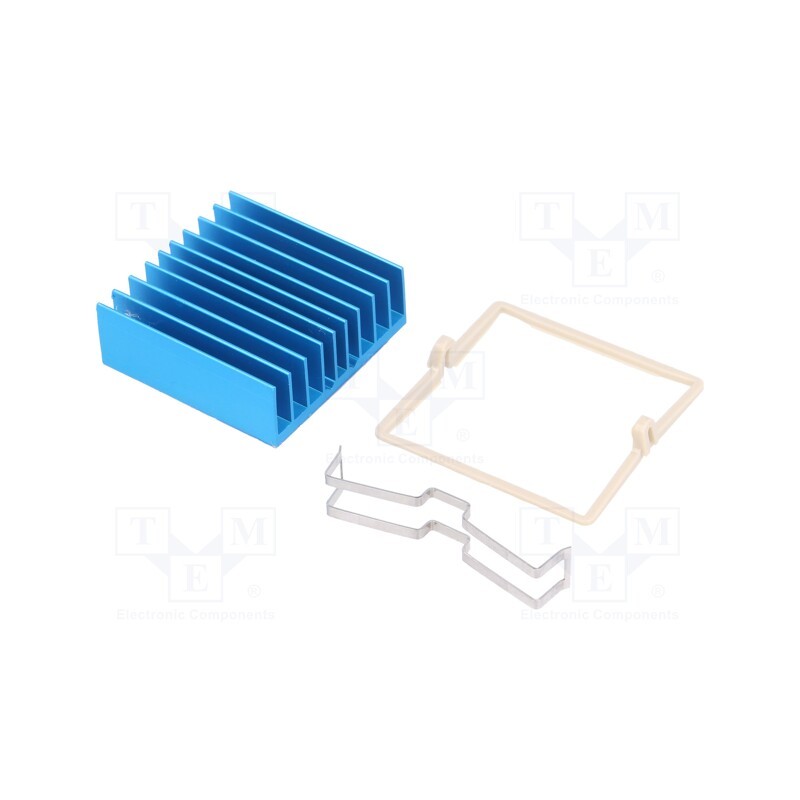 1 pcs x Advanced Thermal Solutions - ATS-X53350G-C1-R0 - Heatsink: extruded, grilled, BGA, blue, L: 35mm, W: 35mm, H: 12.5mm