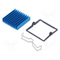 1 pcs x Advanced Thermal Solutions - ATS-X53310B-C1-R0 - Heatsink: extruded, grilled, BGA, blue, L: 31mm, W: 31mm, H: 7.5mm