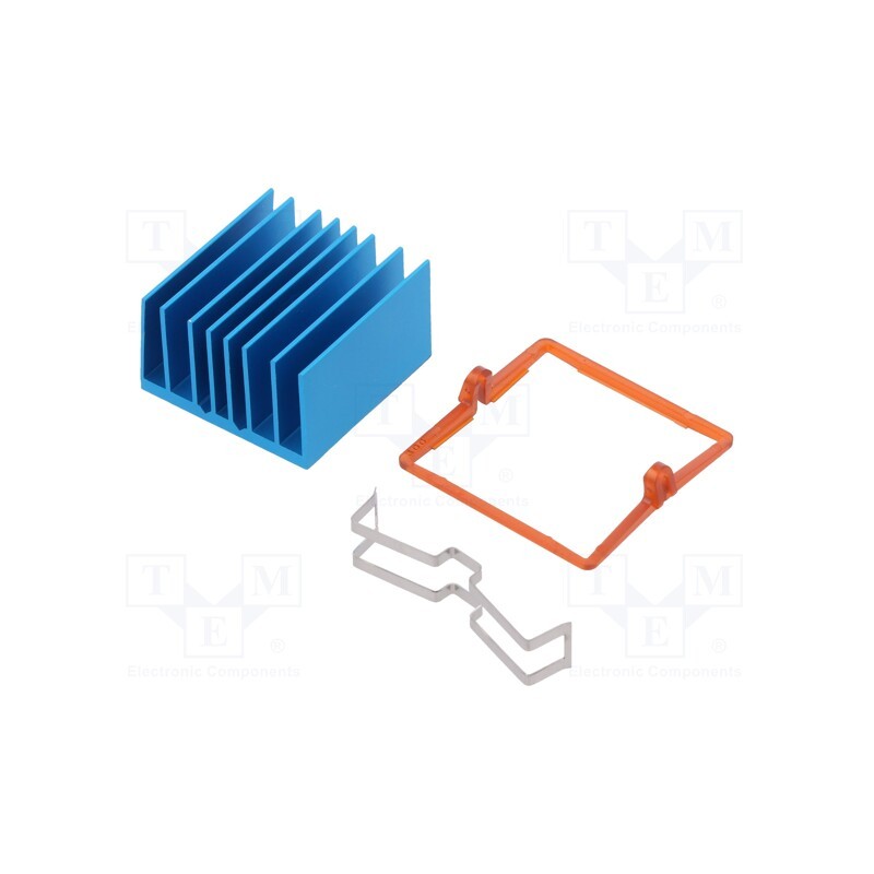 1 pcs x Advanced Thermal Solutions - ATS-X53300P-C1-R0 - Heatsink: extruded, grilled, BGA, blue, L: 30mm, W: 30mm, H: 17.5mm