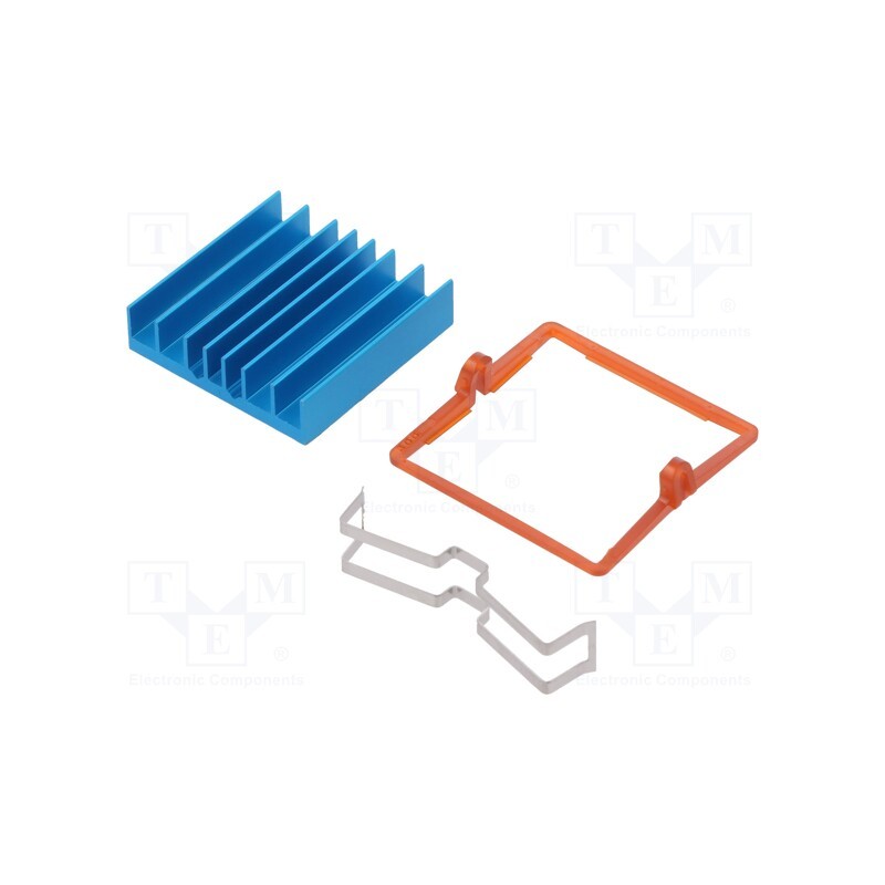 1 pcs x Advanced Thermal Solutions - ATS-X53300B-C1-R0 - Heatsink: extruded, grilled, BGA, blue, L: 30mm, W: 30mm, H: 7.5mm