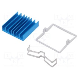 1 pcs x Advanced Thermal Solutions - ATS-X53290B-C1-R0 - Heatsink: extruded, grilled, BGA, blue, L: 29mm, W: 29mm, H: 7.5mm