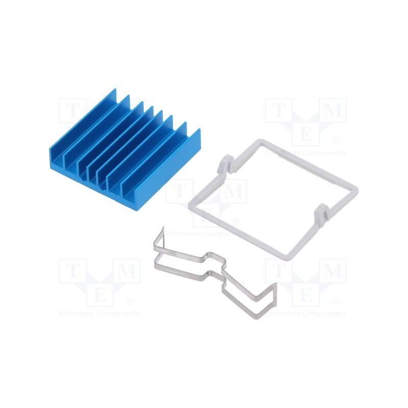 1 pcs x Advanced Thermal Solutions - ATS-X53290B-C1-R0 - Heatsink: extruded, grilled, BGA, blue, L: 29mm, W: 29mm, H: 7.5mm