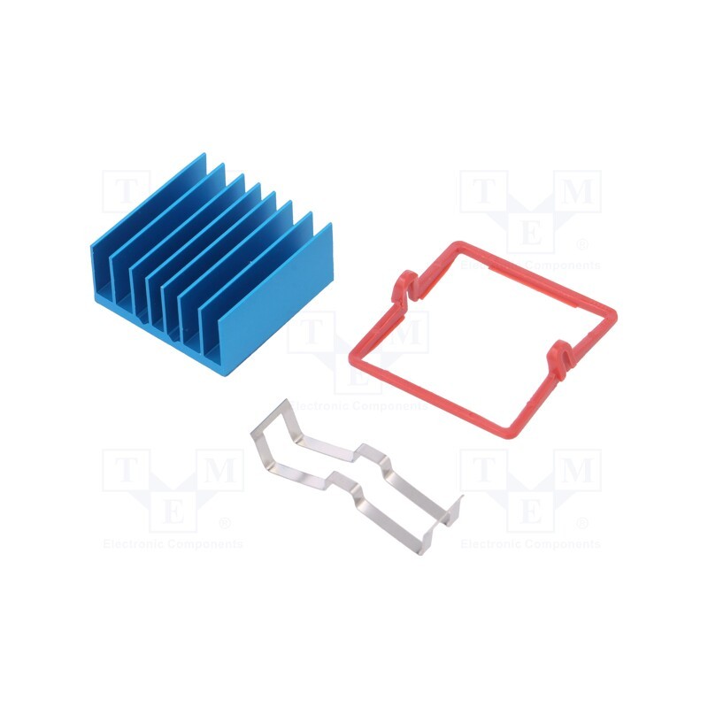 1 pcs x Advanced Thermal Solutions - ATS-X53270G-C1-R0 - Heatsink: extruded, grilled, BGA, blue, L: 27mm, W: 27mm, H: 12.5mm