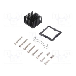 1 pcs x Advanced Thermal Solutions - ATS-61310R-C1-R0 - Heatsink: extruded, grilled, black, L: 31mm, W: 31mm, H: 19.5mm
