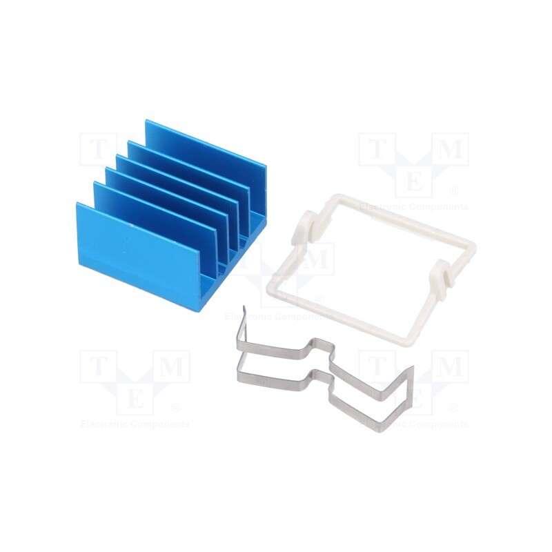 1 pcs x Advanced Thermal Solutions - ATS-X53210G-C1-R0 - Heatsink: extruded, grilled, BGA, blue, L: 21mm, W: 21mm, H: 12.5mm