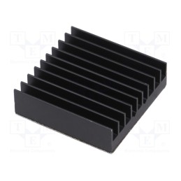 1 pcs x Advanced Thermal Solutions - ATS-54325D-C1-R0 - Heatsink: extruded, grilled, BGA, black, L: 32.5mm, W: 32.5mm