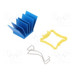 1 pcs x Advanced Thermal Solutions - ATS-50170P-C1-R0 - Heatsink: extruded, grilled, BGA, blue, L: 17mm, W: 17mm, H: 17.5mm