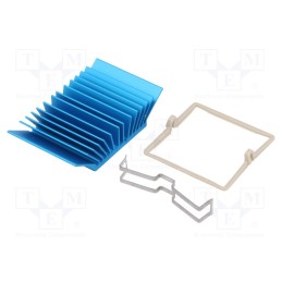 1 pcs x Advanced Thermal Solutions - ATS-X50350G-C1-R0 - Heatsink: extruded, grilled, BGA, blue, L: 35mm, W: 35mm, H: 12.5mm