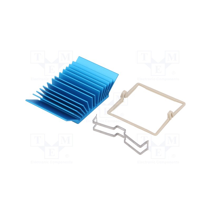 1 pcs x Advanced Thermal Solutions - ATS-X50350G-C1-R0 - Heatsink: extruded, grilled, BGA, blue, L: 35mm, W: 35mm, H: 12.5mm