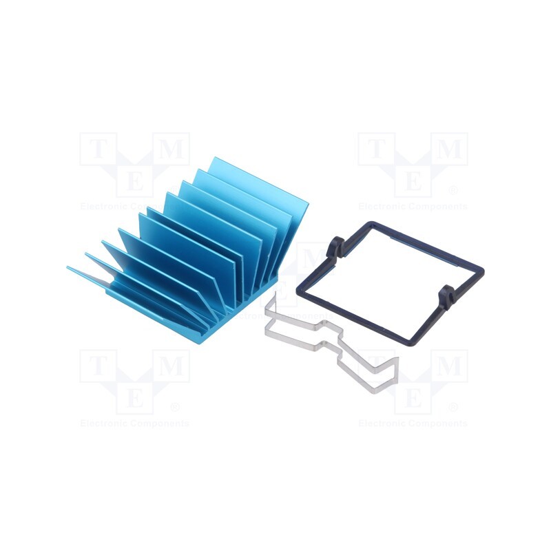1 pcs x Advanced Thermal Solutions - ATS-X50310P-C1-R0 - Heatsink: extruded, grilled, BGA, blue, L: 31mm, W: 31mm, H: 17.5mm