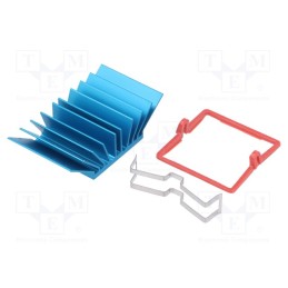 1 pcs x Advanced Thermal Solutions - ATS-X50270G-C1-R0 - Heatsink: extruded, grilled, BGA, blue, L: 27mm, W: 27mm, H: 12.5mm