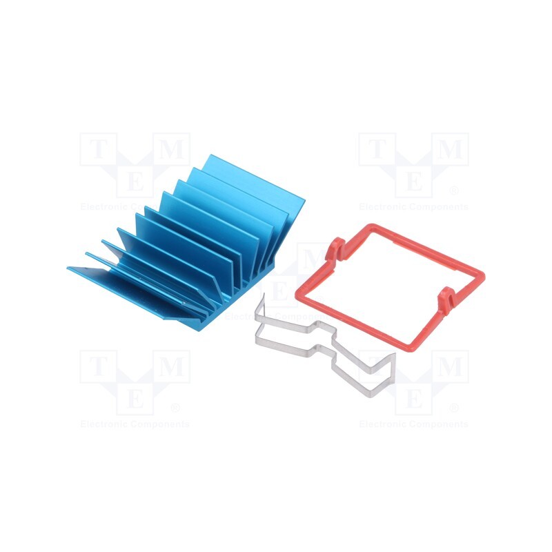 1 pcs x Advanced Thermal Solutions - ATS-X50270G-C1-R0 - Heatsink: extruded, grilled, BGA, blue, L: 27mm, W: 27mm, H: 12.5mm