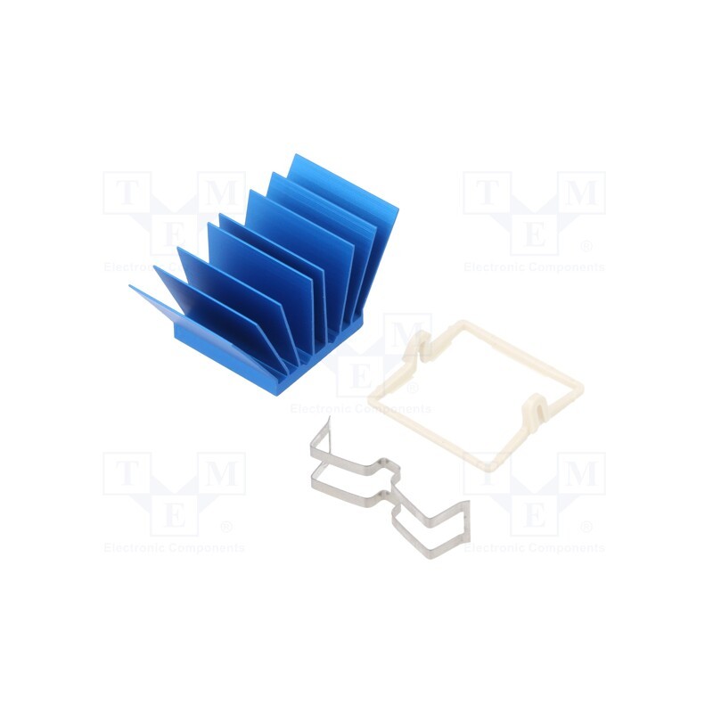 1 pcs x Advanced Thermal Solutions - ATS-X50210P-C1-R0 - Heatsink: extruded, grilled, BGA, blue, L: 21mm, W: 21mm, H: 17.5mm