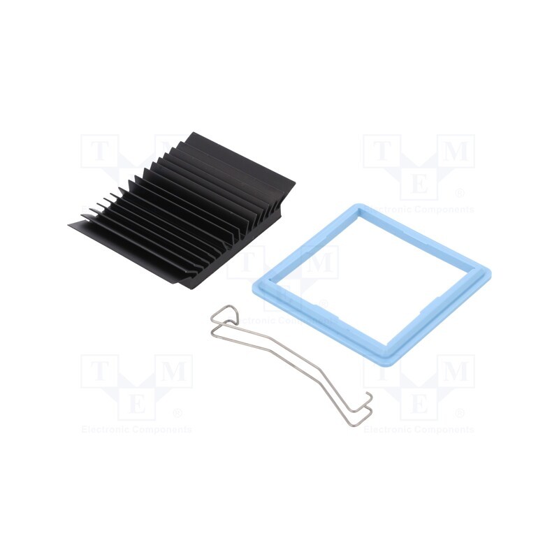1 pcs x Advanced Thermal Solutions - ATS-51450D-C1-R0 - Heatsink: extruded, grilled, BGA, black, L: 45mm, W: 45mm, H: 9.5mm
