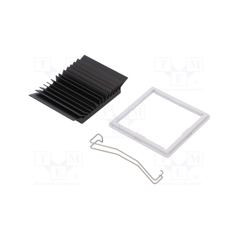 1 pcs x Advanced Thermal Solutions - ATS-51425D-C1-R0 - Heatsink: extruded, grilled, BGA, black, L: 42.5mm, W: 42.5mm
