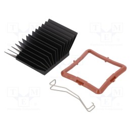 1 pcs x Advanced Thermal Solutions - ATS-51375R-C1-R0 - Heatsink: extruded, grilled, BGA, black, L: 37.5mm, W: 37.5mm