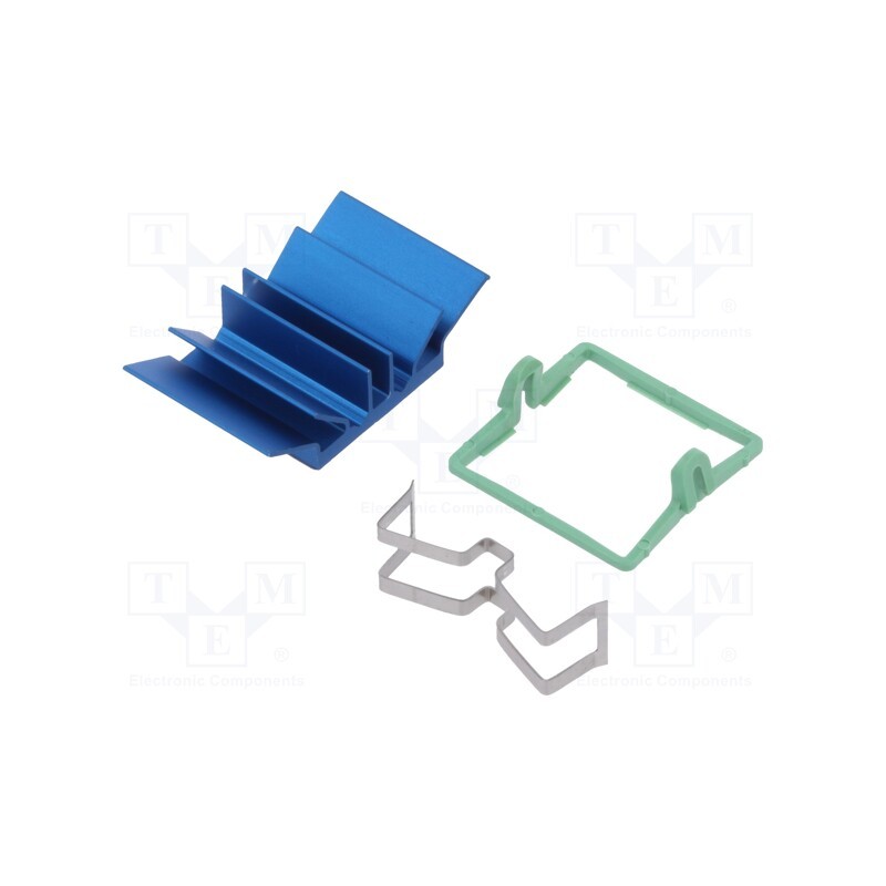 1 pcs x Advanced Thermal Solutions - ATS-X50190B-C1-R0 - Heatsink: extruded, grilled, BGA, blue, L: 19mm, W: 19mm, H: 7.5mm