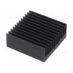 1 pcs x Advanced Thermal Solutions - ATS-54375K-C1-R0 - Heatsink: extruded, grilled, BGA, black, L: 37.5mm, W: 37.5mm, 5°C/W