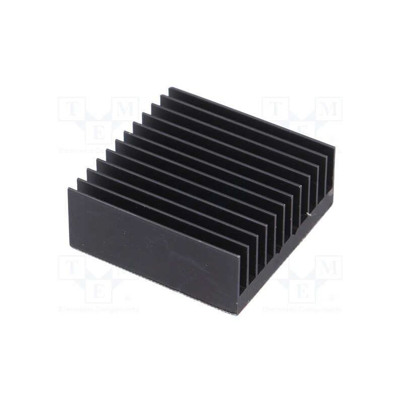 1 pcs x Advanced Thermal Solutions - ATS-54375K-C1-R0 - Heatsink: extruded, grilled, BGA, black, L: 37.5mm, W: 37.5mm, 5°C/W