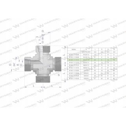 Metric hydraulic manifold bbbb m16x1 5 10l in