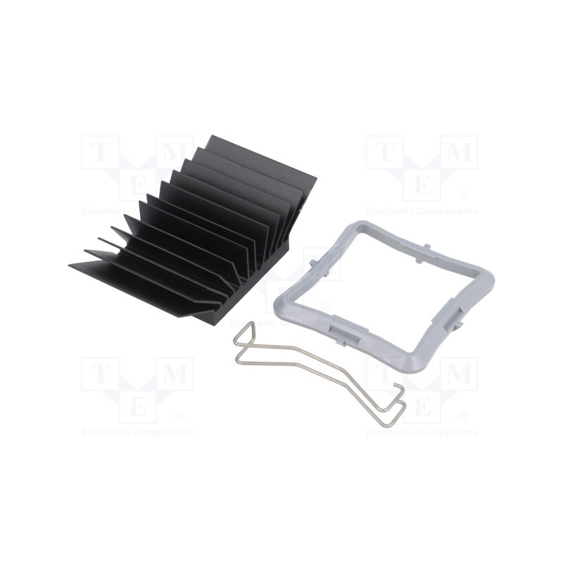 1 pcs x Advanced Thermal Solutions - ATS-51325K-C1-R0 - Heatsink: extruded, grilled, BGA, black, L: 32.5mm, W: 32.5mm